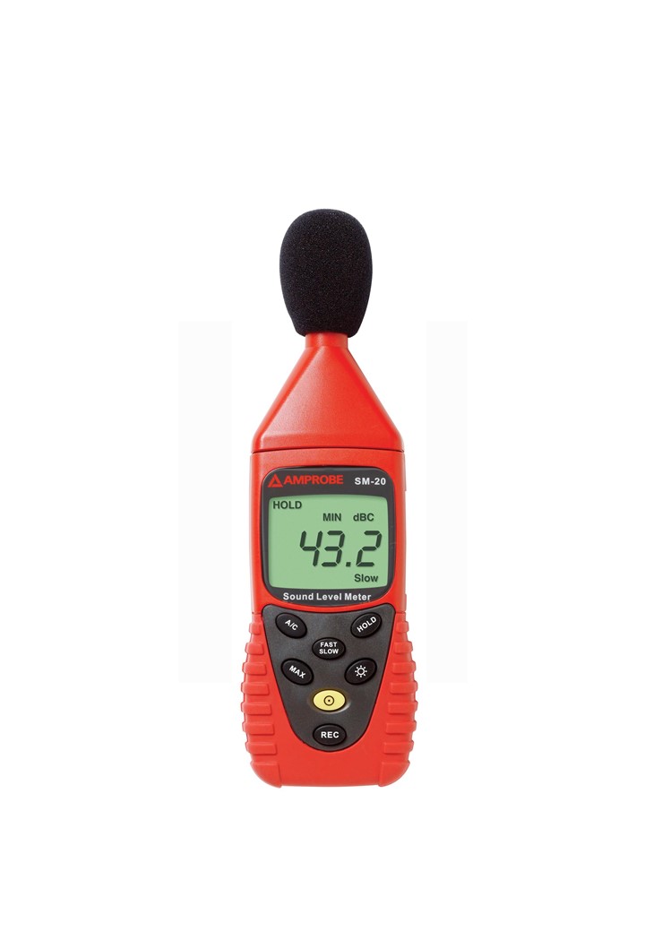 AMPROBE รุ่น SM-20-A เครื่องวัดความดังเสียงพร้อมโปรแกรมถ่ายโอนข้อมูล Logging/Digital Sound Level Meter
