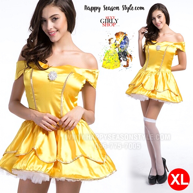 ชุดเจ้าหญิงเบลล์ บิวตี้แอนด์ เดอะบีช Beauty and the Beast