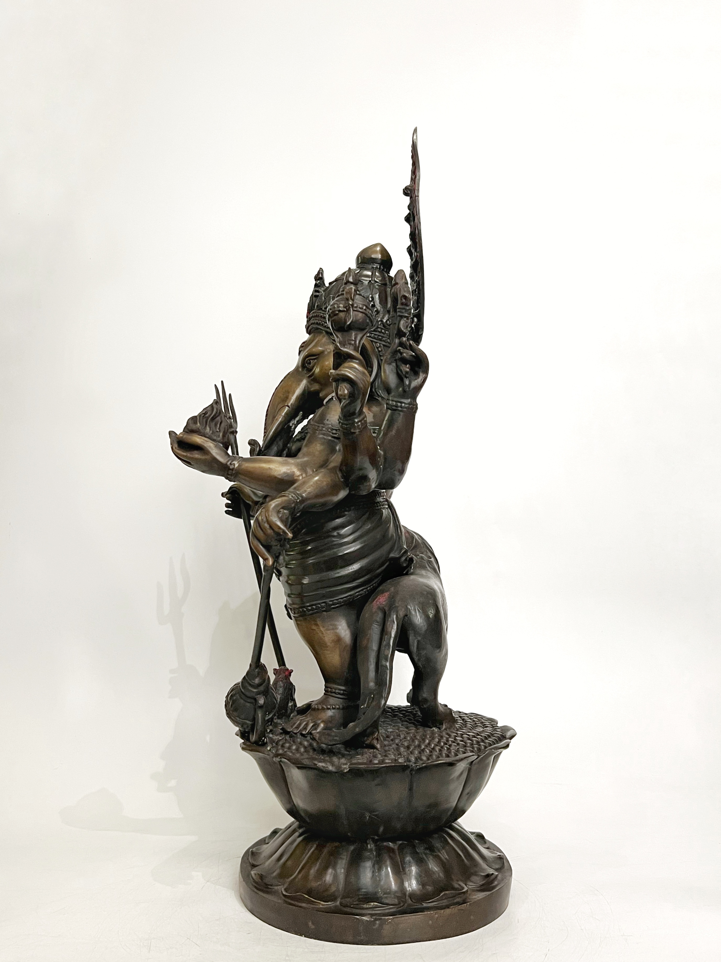 พระพิฆเนศ ปางศรีชูบาดิษติกานาปติ หรือ ปาง 51 ตา (ปางที่ 33) หน้าตัก 9 นิ้ว