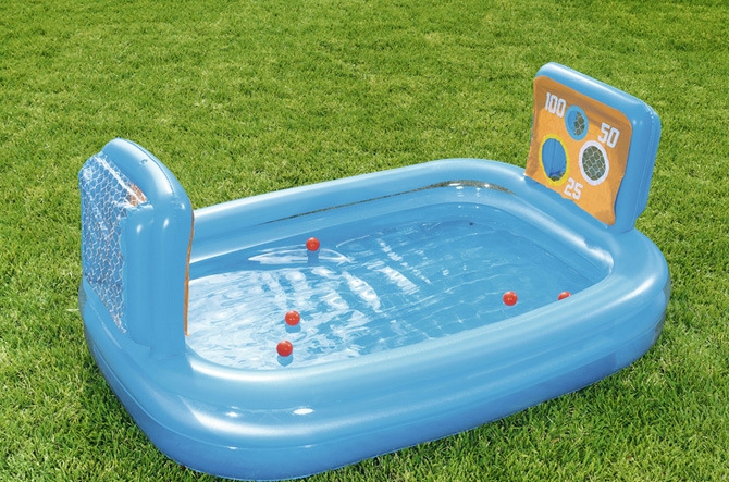 Bestway สระน้ำเป่าลม พร้อมกับเกมยิงลูกบอล Inflatable Bestway Pool with Play Ball
