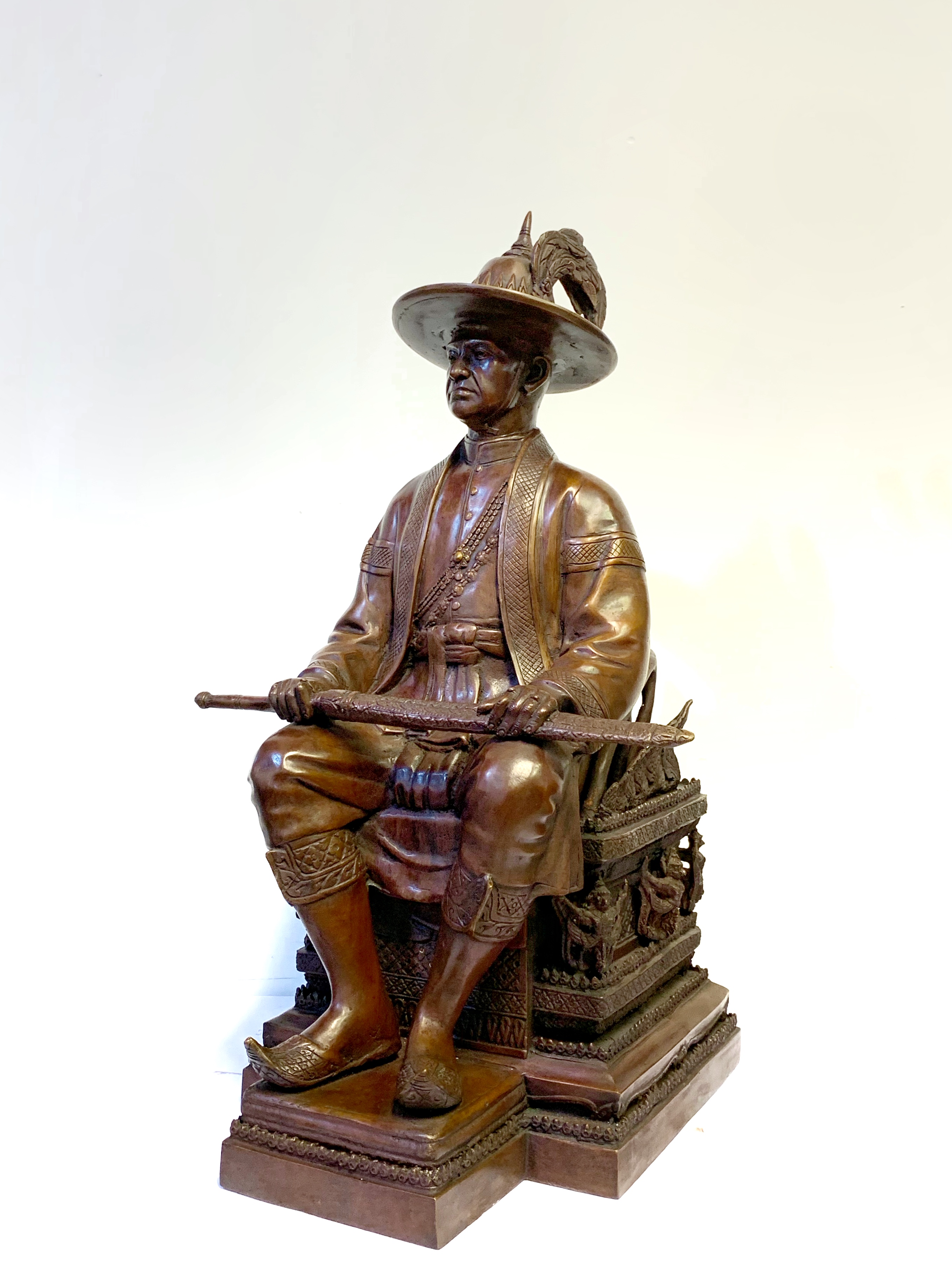 รัชกาลที่ 1 นั่งบัลลังก์ หน้าตัก 14 นิ้ว