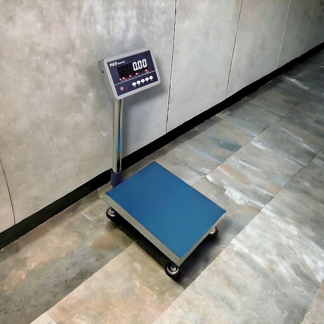 เครื่องชั่งดิจิตอล 100 kg. ค่าละเอียด 10 g. แท่นชั่ง 30x40 cm. (ต่อคอมพิวเตอร์)