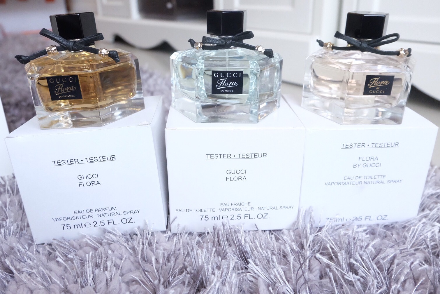 น้ำหอม (กล่อง Tester) Gucci Flora EDT 75ml ของแท้ 100%
