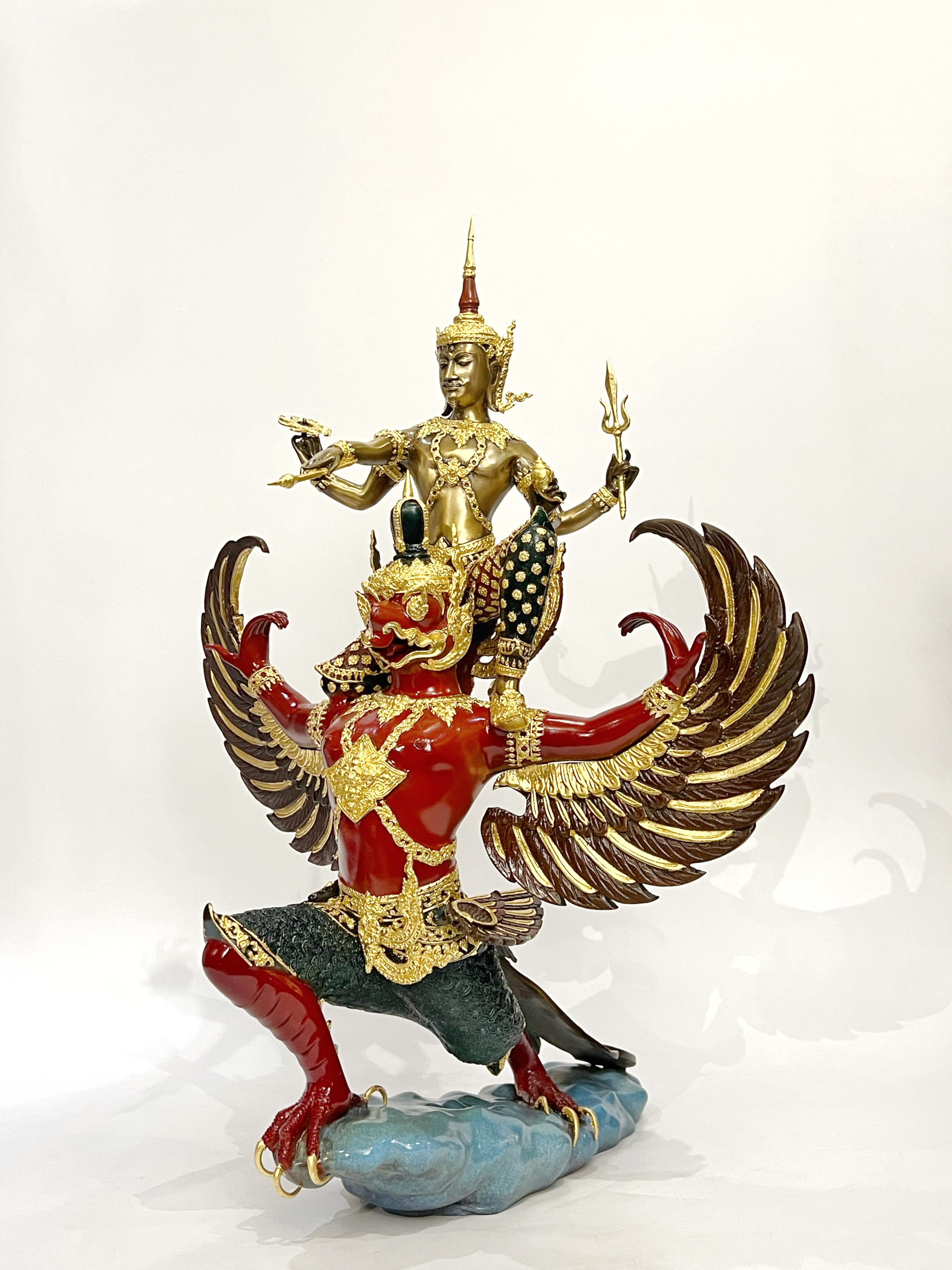 พระนารายณ์ทรงครุฑ หน้าตัก 9 นิ้ว