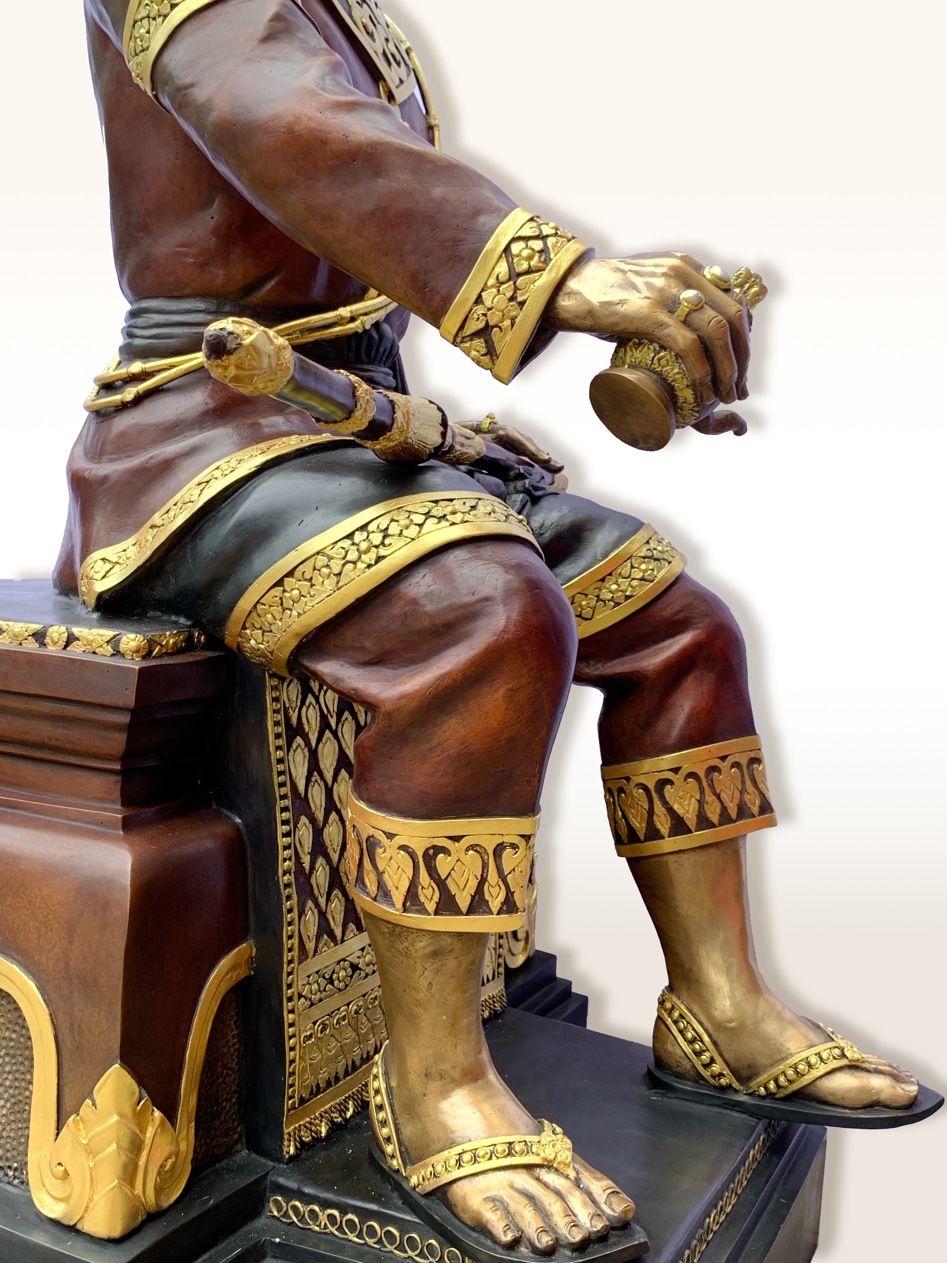 พระนเรศวรมหาราช นั่งบัลลังก์ หลั่งทักษิโณทก หน้าตัก 25 นิ้ว