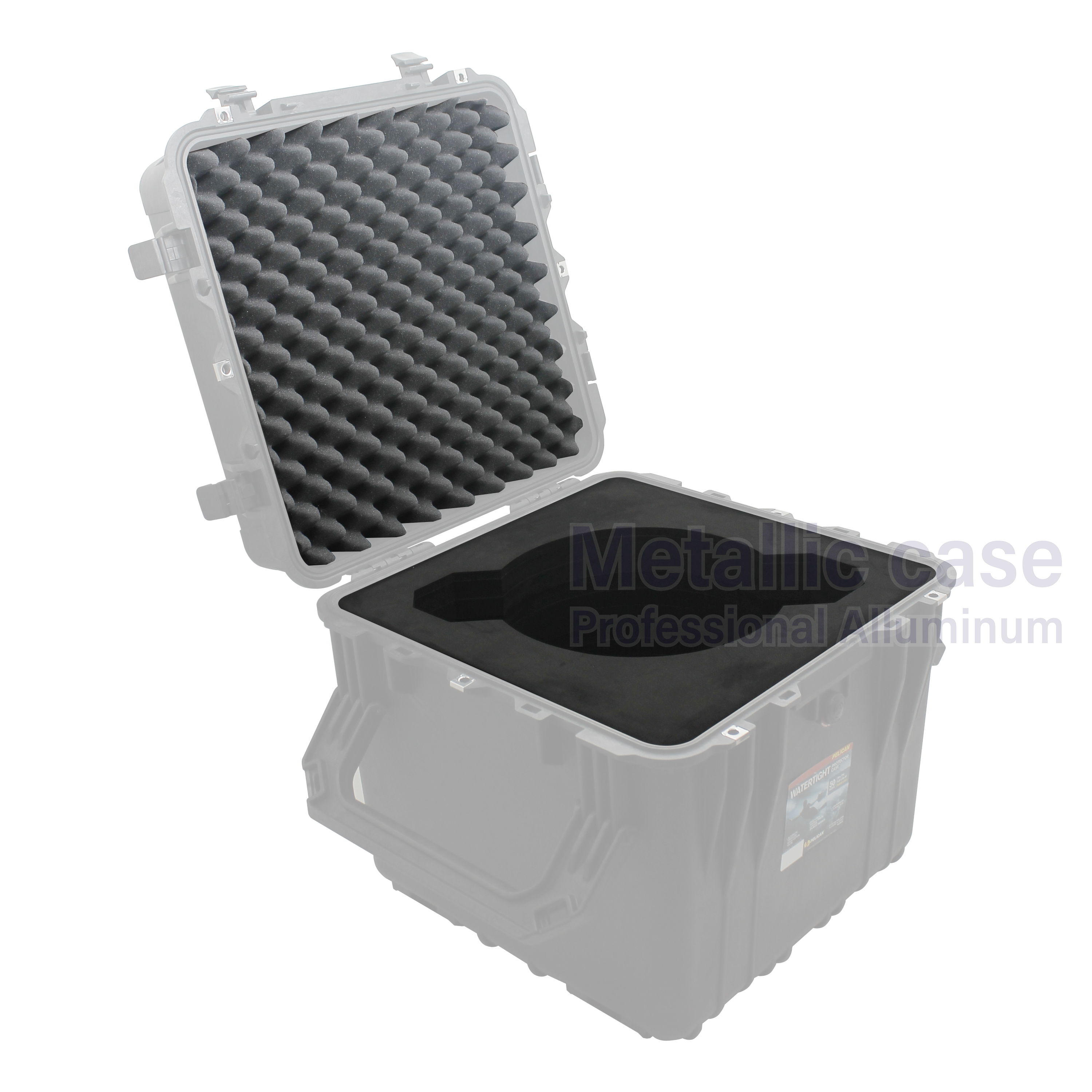metalliccase2-0658-CCC-6505/ B&K 4204 REFERENCE SOUND SOURCE IN CASE PELICAN 0340