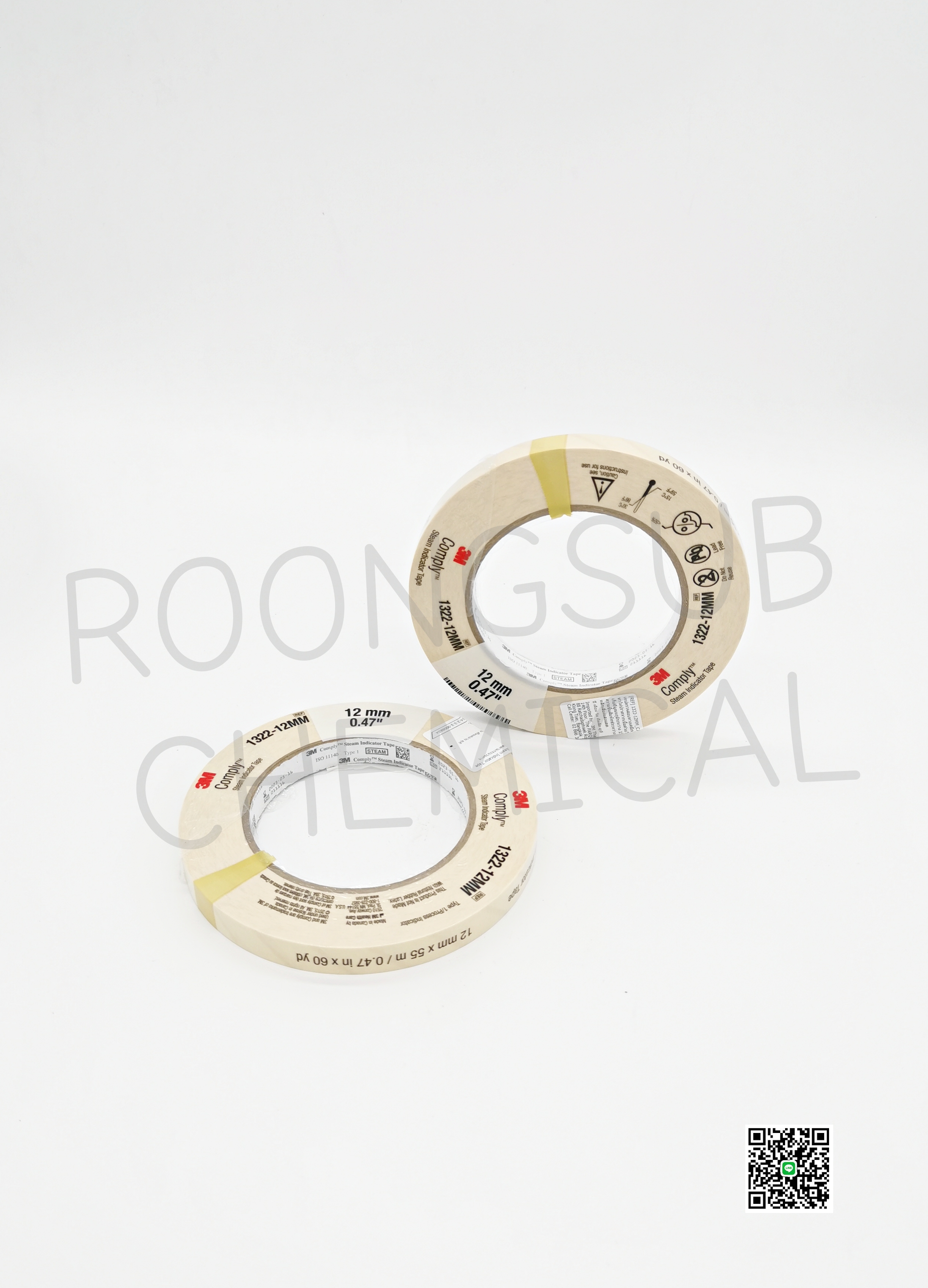 AUTOCLAVE TAPE 1/2 INCH