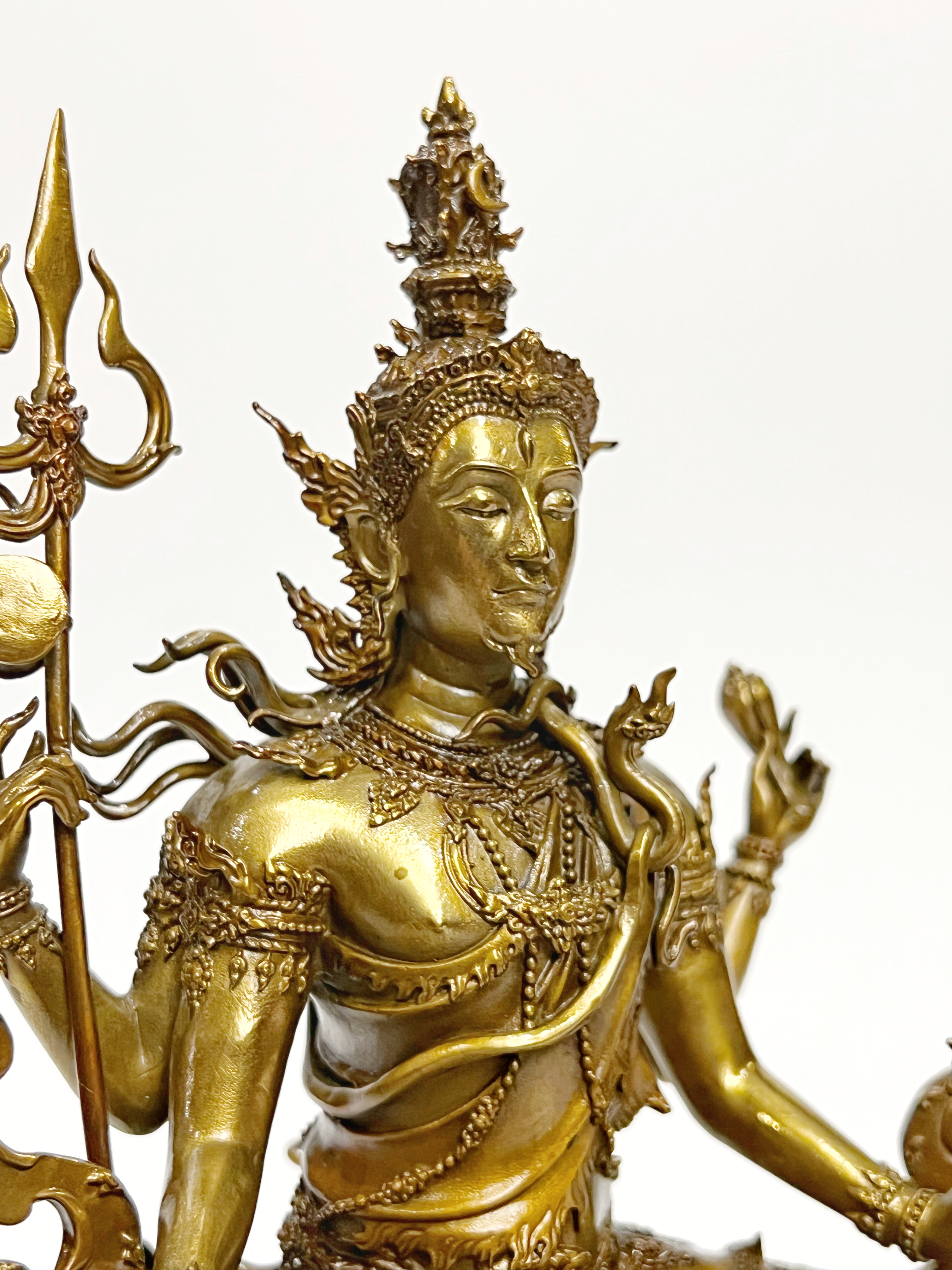 พระอิศวรมหาไกรลาสบรรพต ขนาดสูง 12 นิ้ว