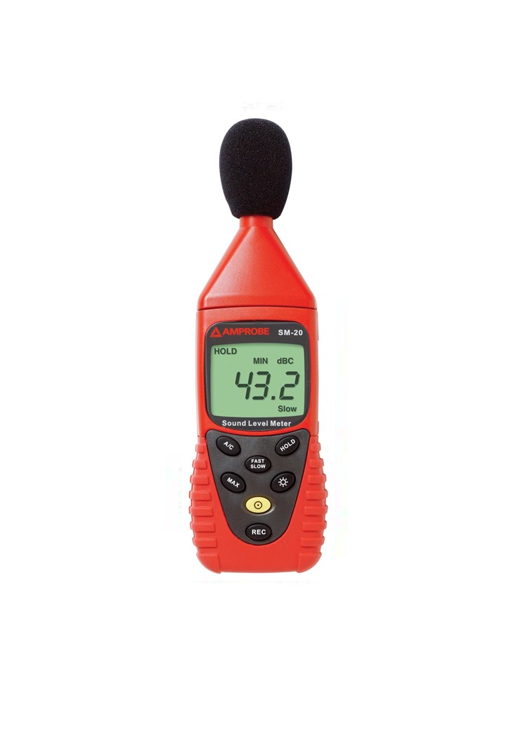 AMPROBE รุ่น SM-20-A เครื่องวัดความดังเสียงพร้อมโปรแกรมถ่ายโอนข้อมูล Logging/Digital Sound Level Meter