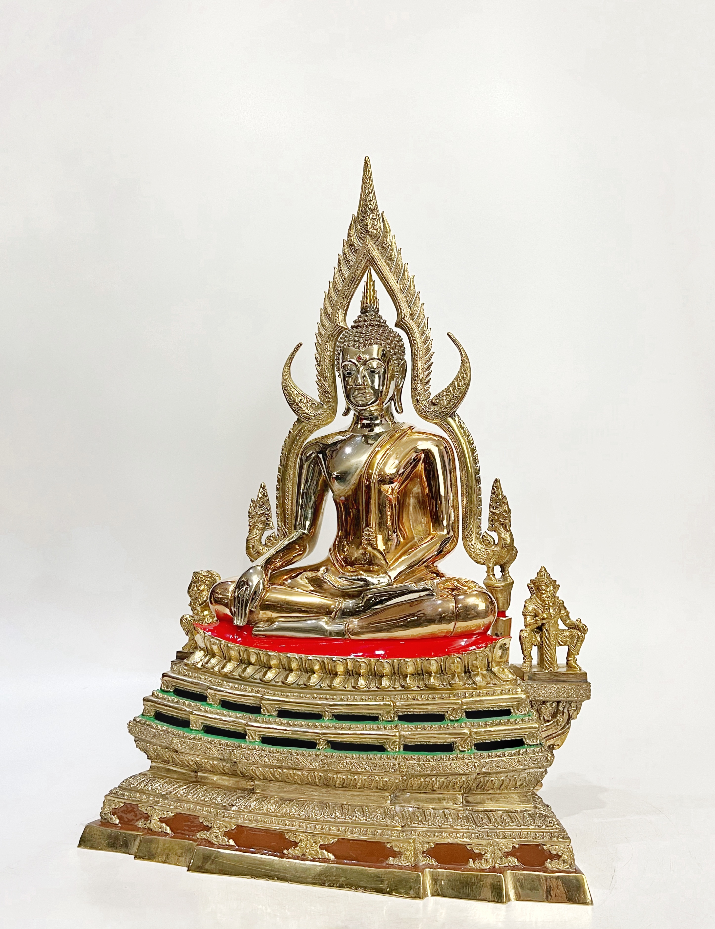 พระพระพุทธชินราชจำลอง รุ่น 666 ปี ทวีโชค หน้าตัก 9 นิ้ว หมายเลข 56