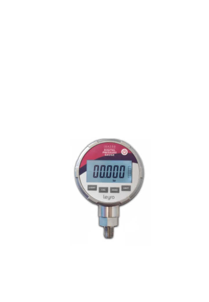Leyro IKA200-D-DP เกจวัดความดันความละเอียด Class 0.5 (Precision digital pressure gauge) ย่านวัด -1 bar/+1 bar
