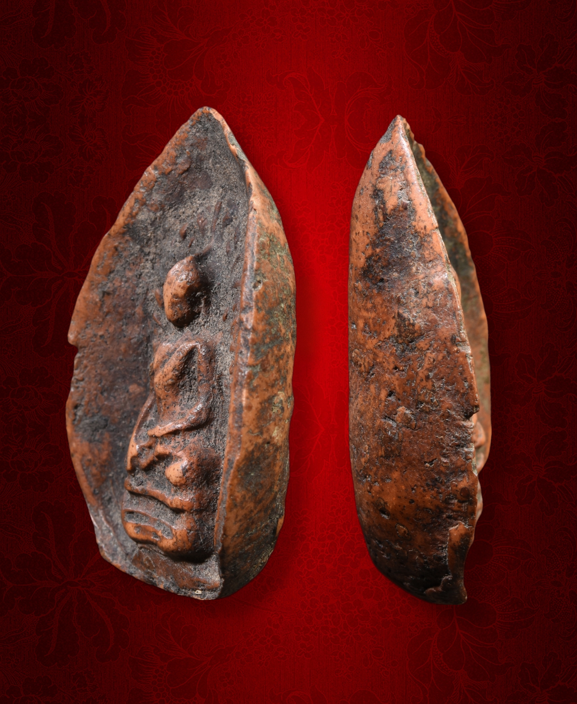 พระรอดใบโพธิ์ เนื้อดิน