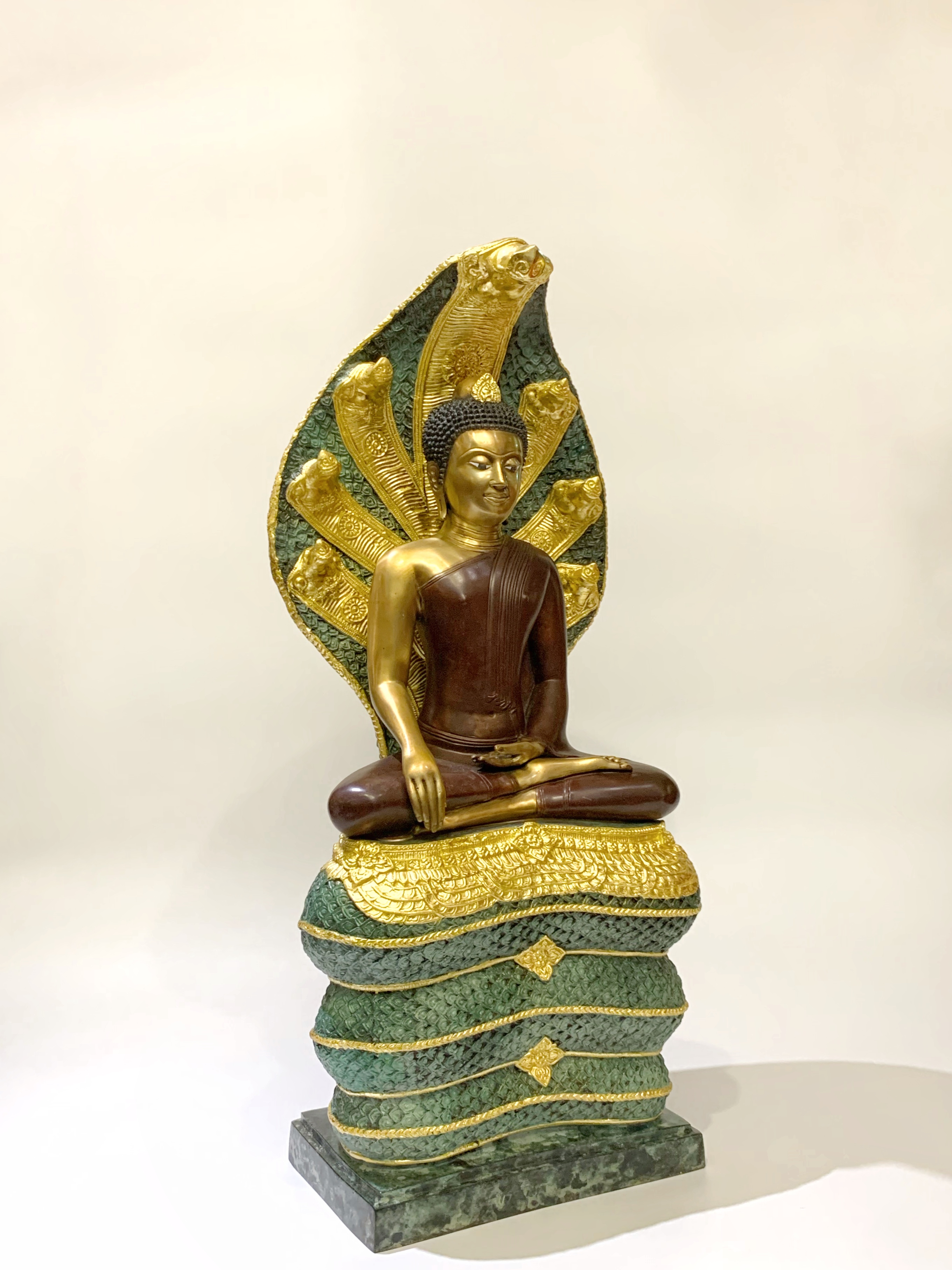 พระนาคปรก ปรกศรีวิชัย หน้าตัก 9 นิ้ว