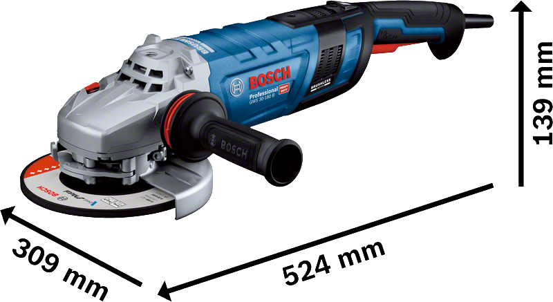 Bosch รุ่น GWS 30-180 B เครื่องเจียรไฟฟ้า
