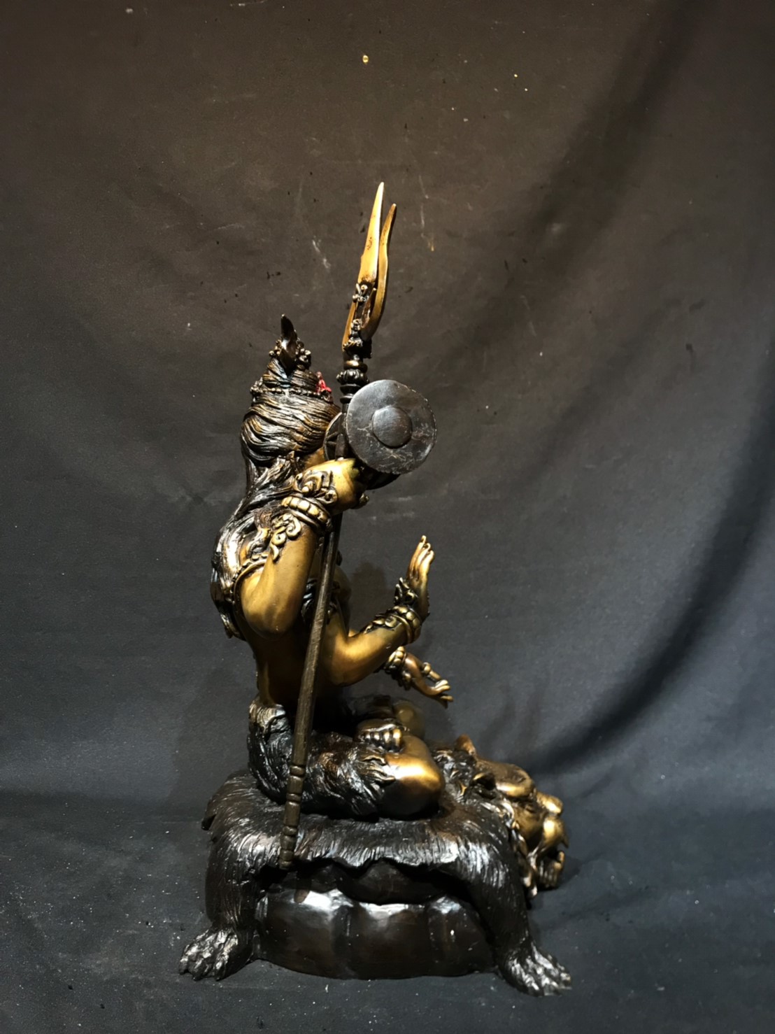 พระศิวะมหาเทพ นั่งเสือ หน้าตัก 9 นิ้ว