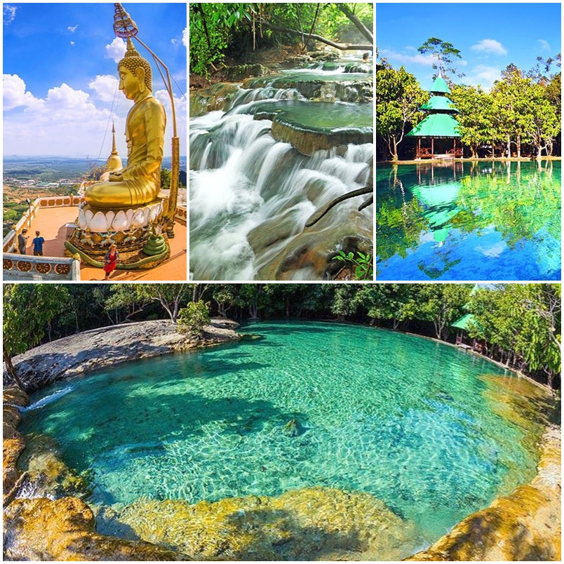อันดับ 1 เที่ยวกระบี่ สระมรกต น้ำตกร้อน วัดถ้ำเสือ