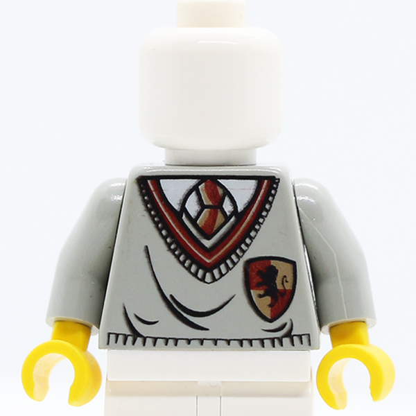 Harry Potter Uniform Gryffindor Shield Pattern / Light Gray Arms / Yellow Hands