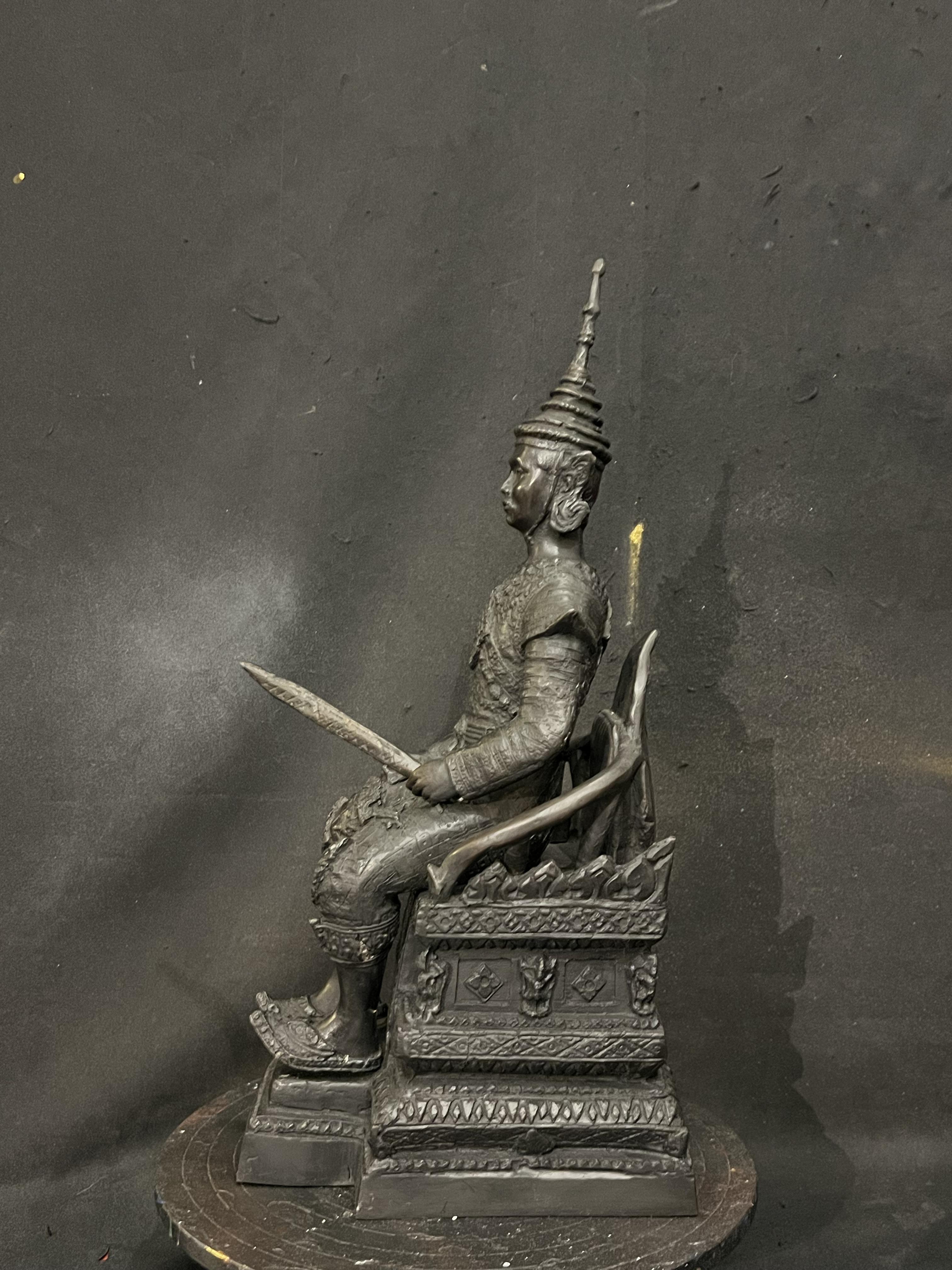 รัชกาลที่ 5 นั่งบัลลังก์ หน้าตัก 9 นิ้ว