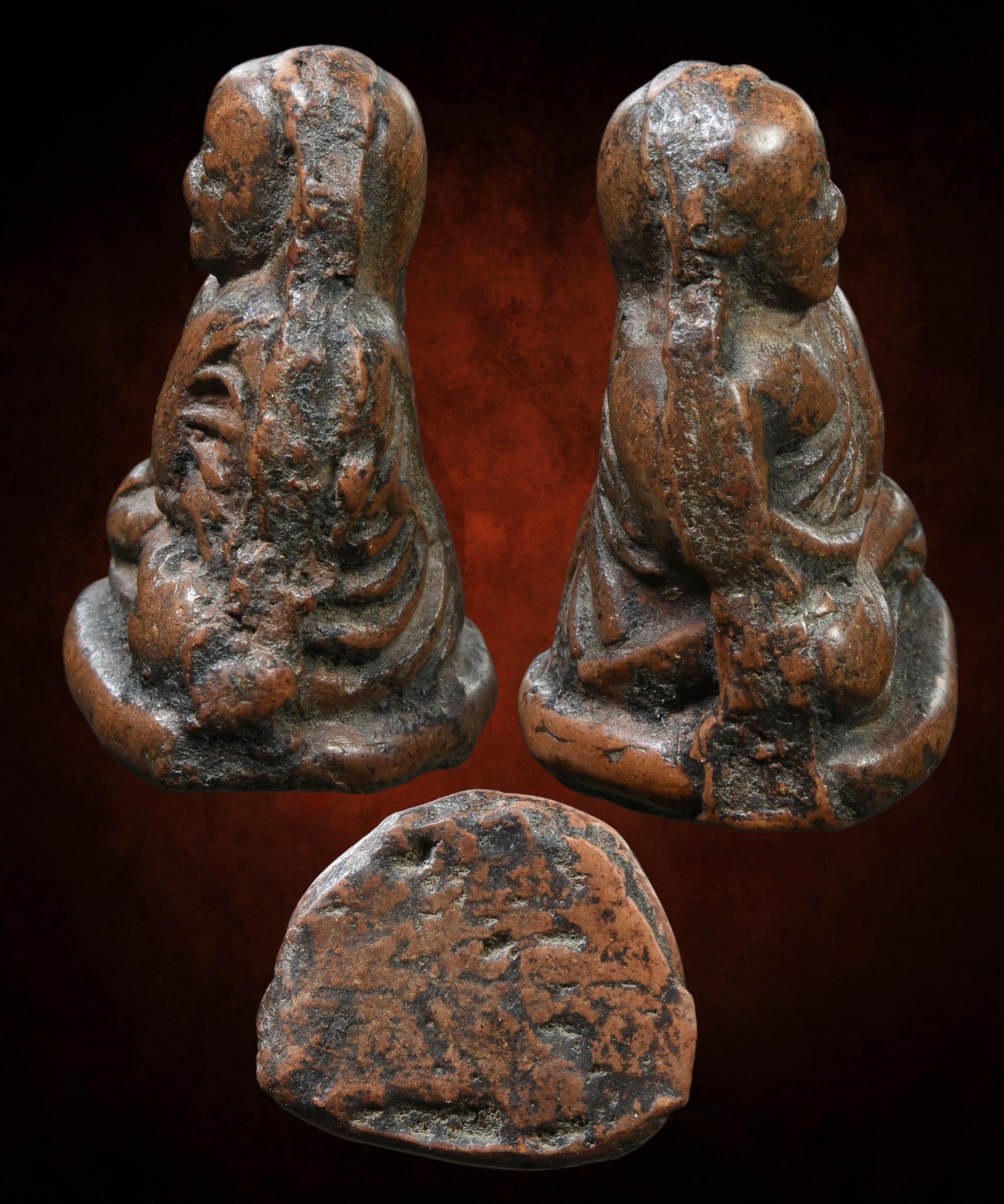 หลวงพ่อเงิน พิมพ์ขี้ตา เนื้อดิน