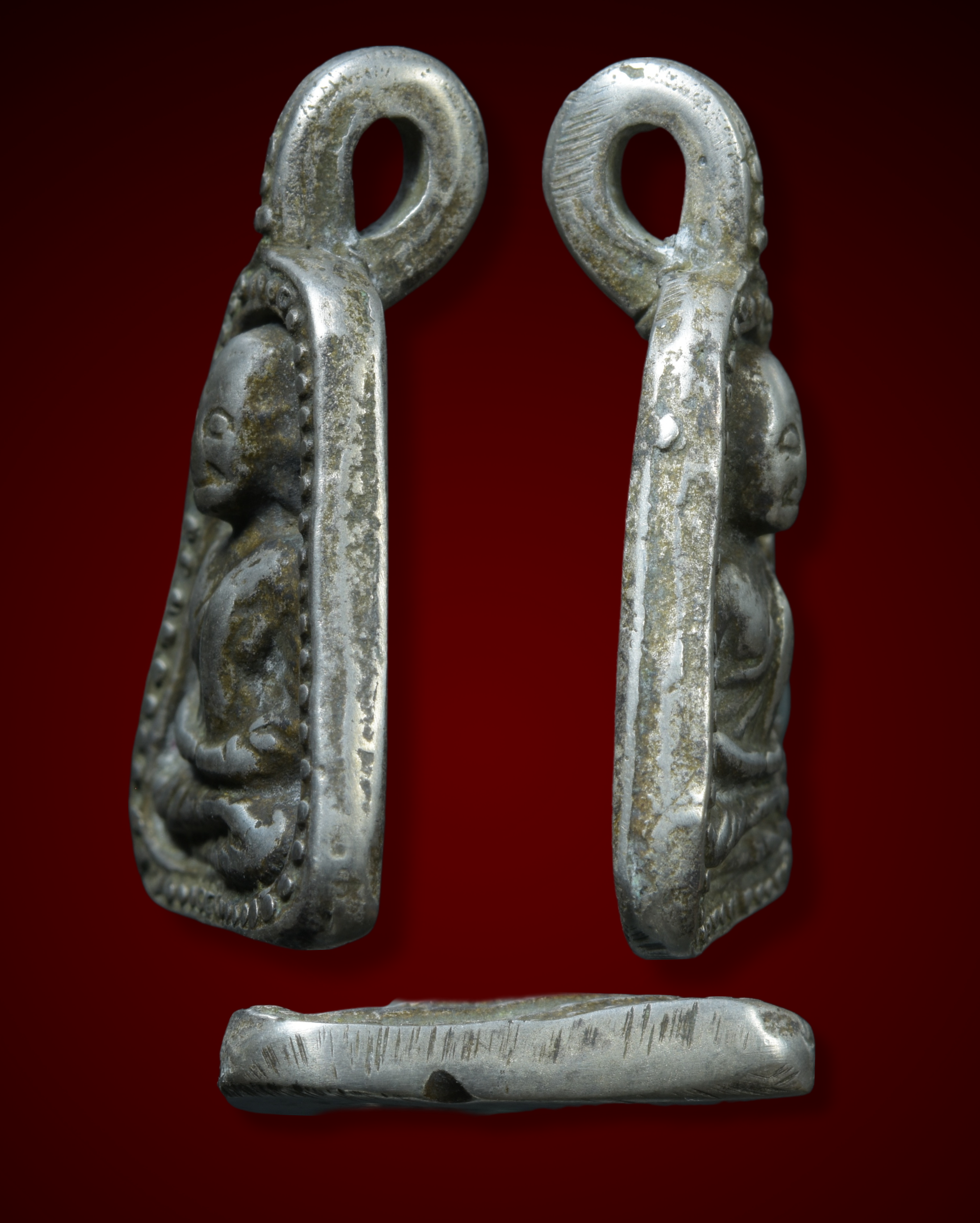 จอบหลวงพ่อเงิน จอบใหญ่ เนื้อแก่เงิน