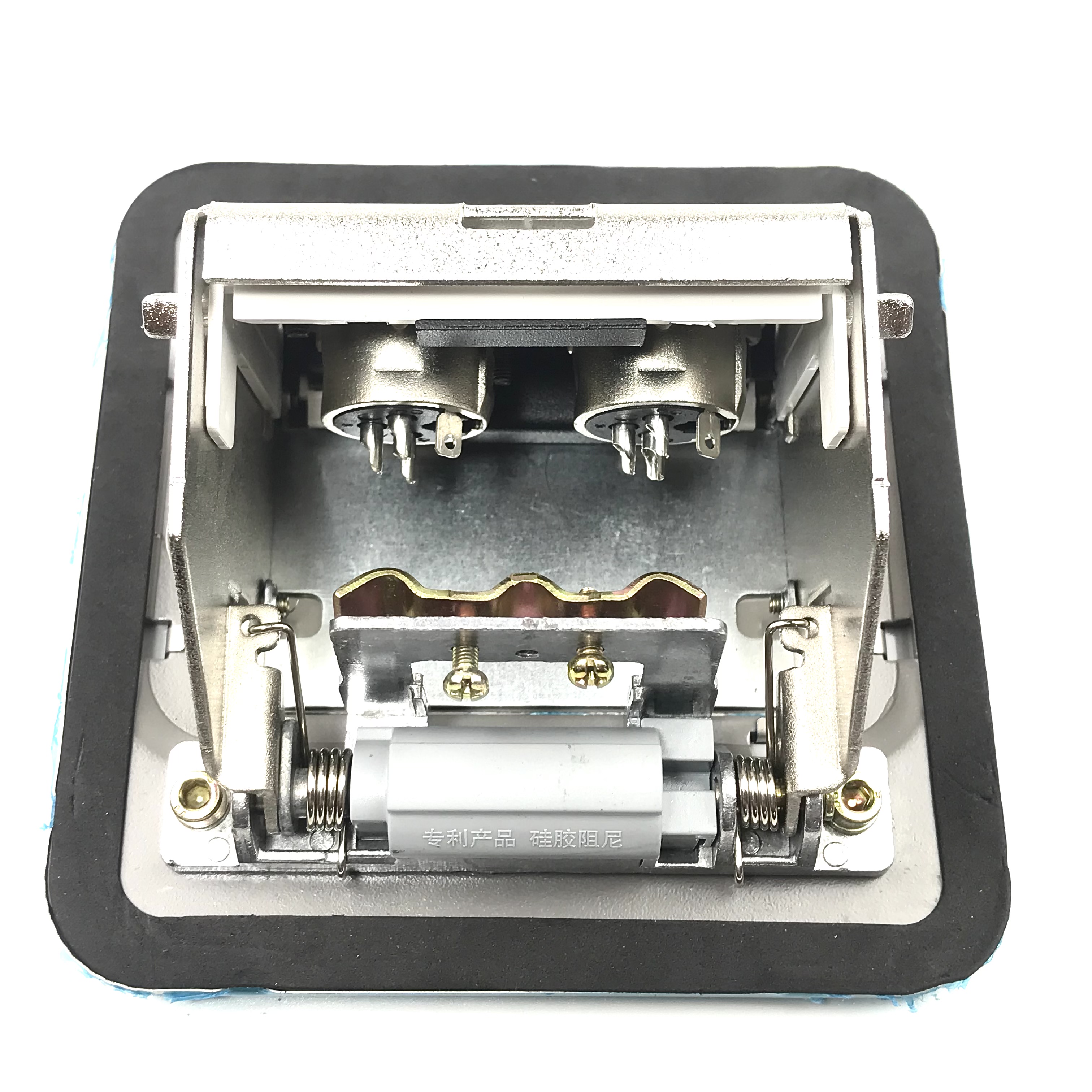 CM : CMPB2XF , Audio Inlet / Outlet Pop Up Floorbox Microphone With XLR Female , 2 Port