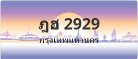 ป้ายประมูล ฎฮ 2929
