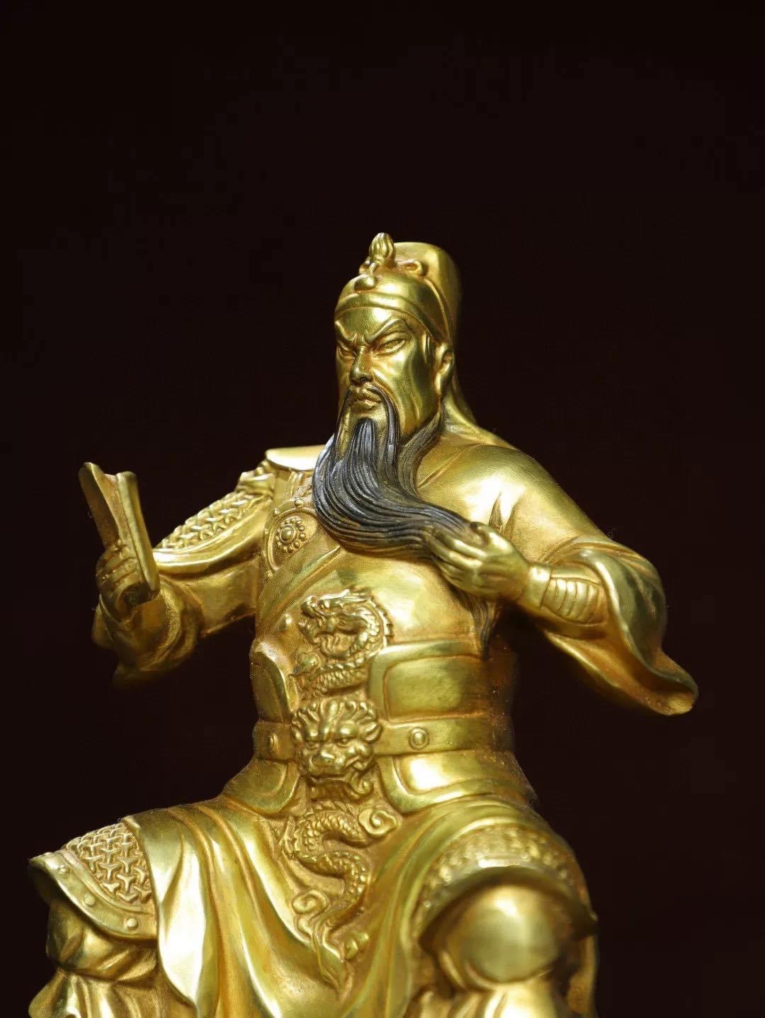 Pre-Order : เทพเจ้ากวนอู เจ้าพ่อกวนอู สูง 28 cm