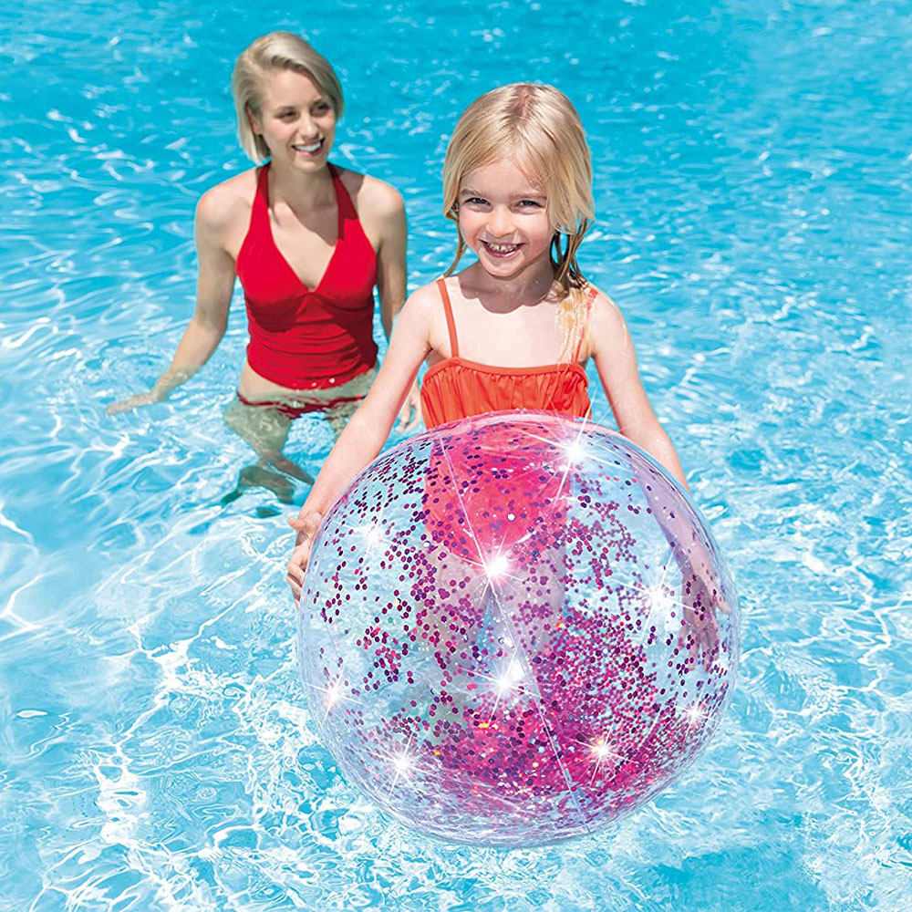 INTEX บอลกากเพชรสะท้อนแสง 71 ซม. INTEX Giltter Beach Ball 71 cm
