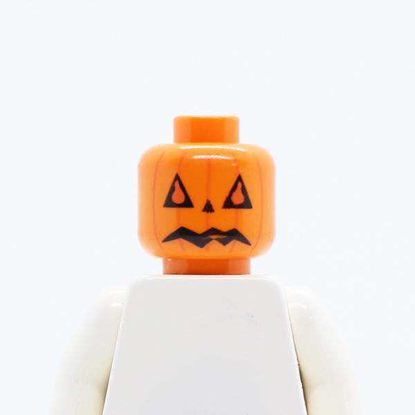Pumpkin Jack O' Lantern Pattern - Blocked Open Stud