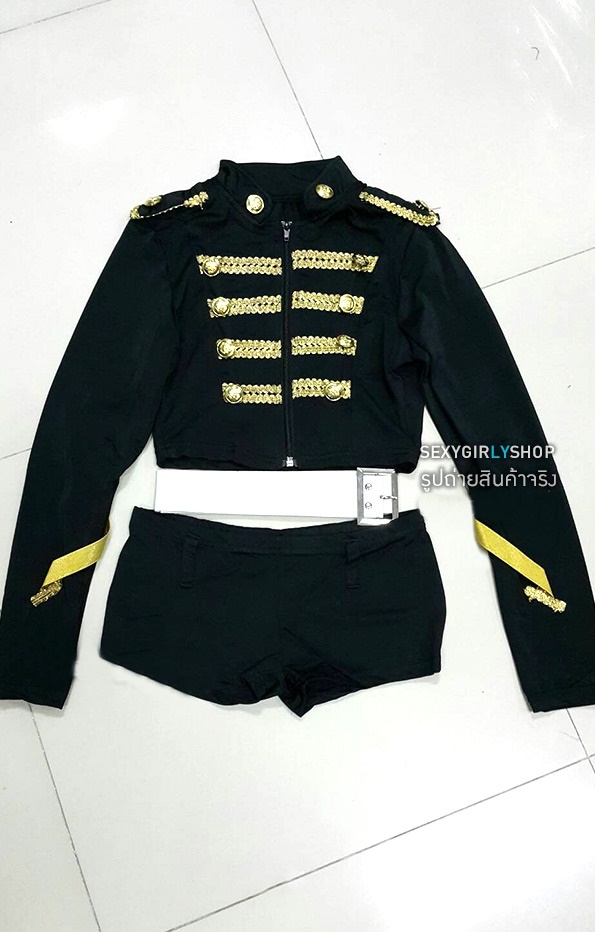 ชุดทหาร ชุดทหารหญิง ชุดทหาร 2 ชิ้น พร้อมหมวก ทหารขาว 2 ชิ้น พร้อมหมวก
