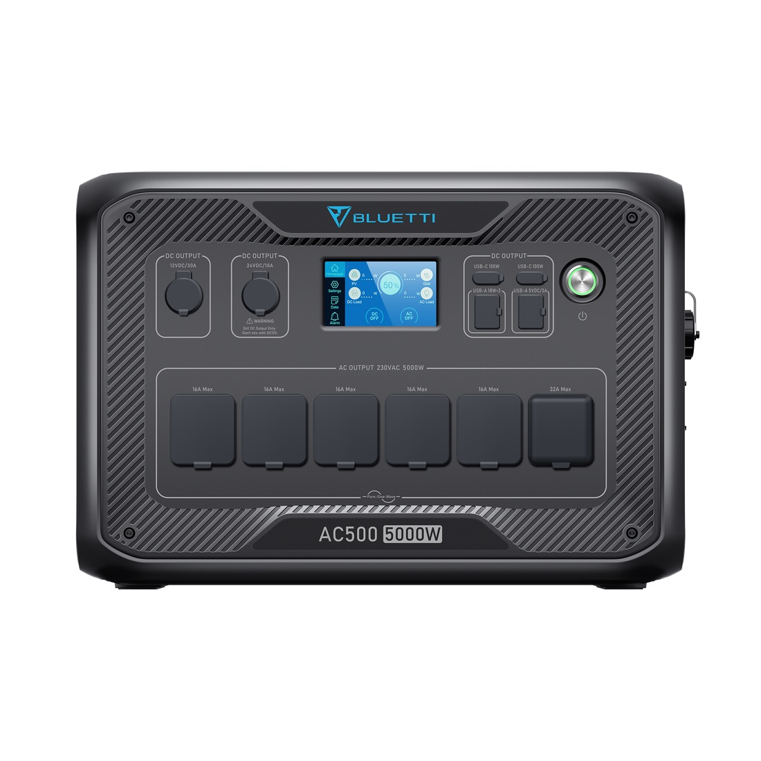 BLUETTI AC500 + B300S Home Battery Backup | 5,000W / 3,072Wh~18,432Wh แบตเตอรี่สำรองอเนกประสงค์