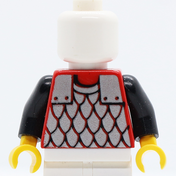 Castle Scale Mail Pattern / Black Arms / Yellow Hands