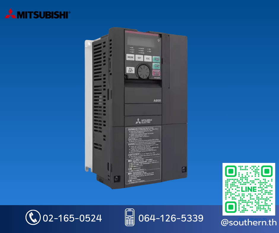 Mitsubishi Inverter FR-A800 Model:FR-A840-37K-1 (37KW/50HP) 3 PHASE 380 V
