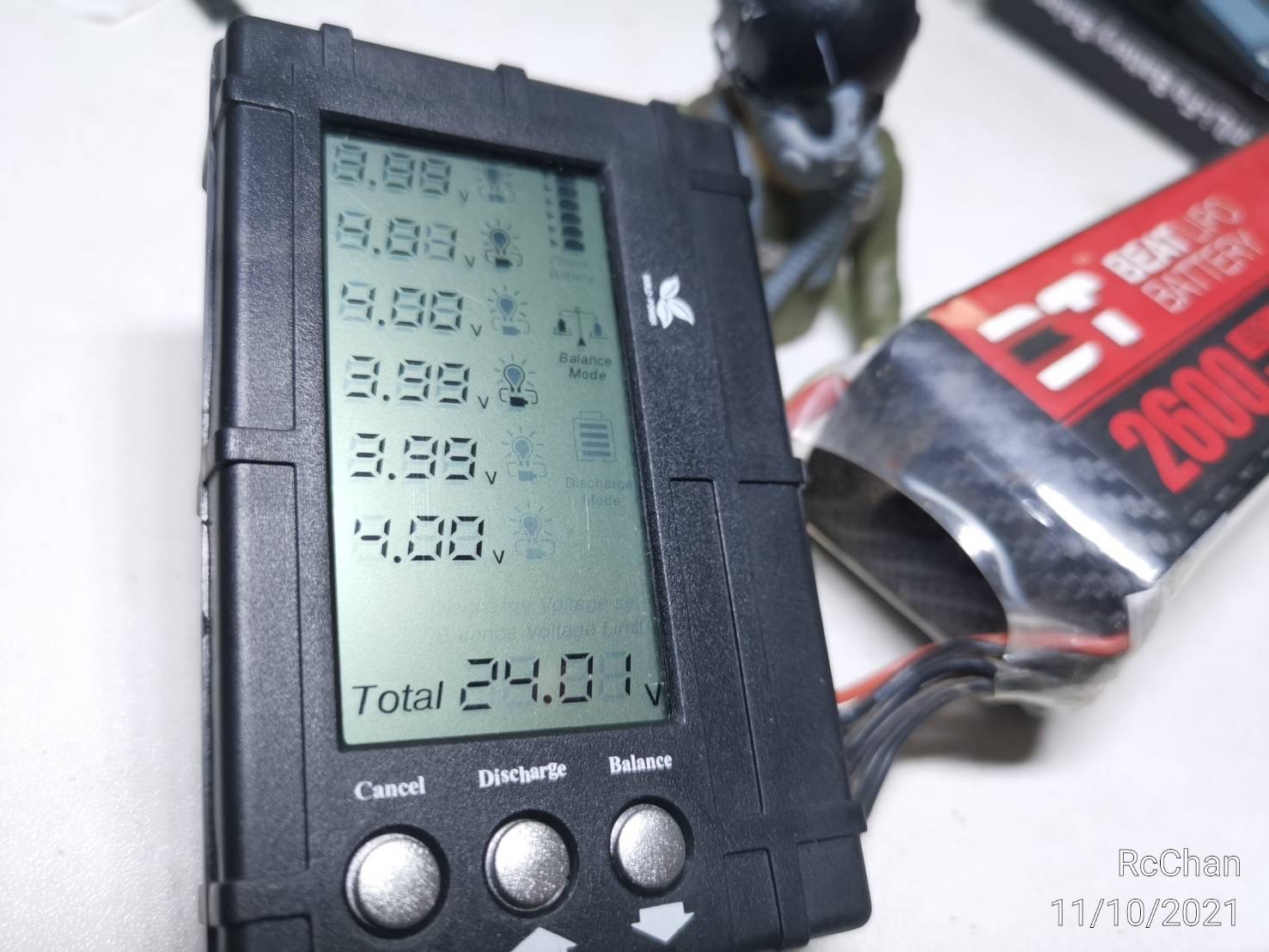 Smart Battery Lipo Meter 3in1 (Discharge&Balance)