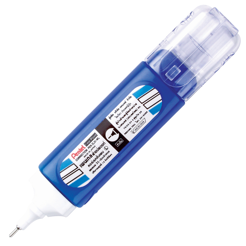 ปากกาลบคำผิด Pentel 12ml แท่งใหญ่ (ขายยกโหล12ด้าม)