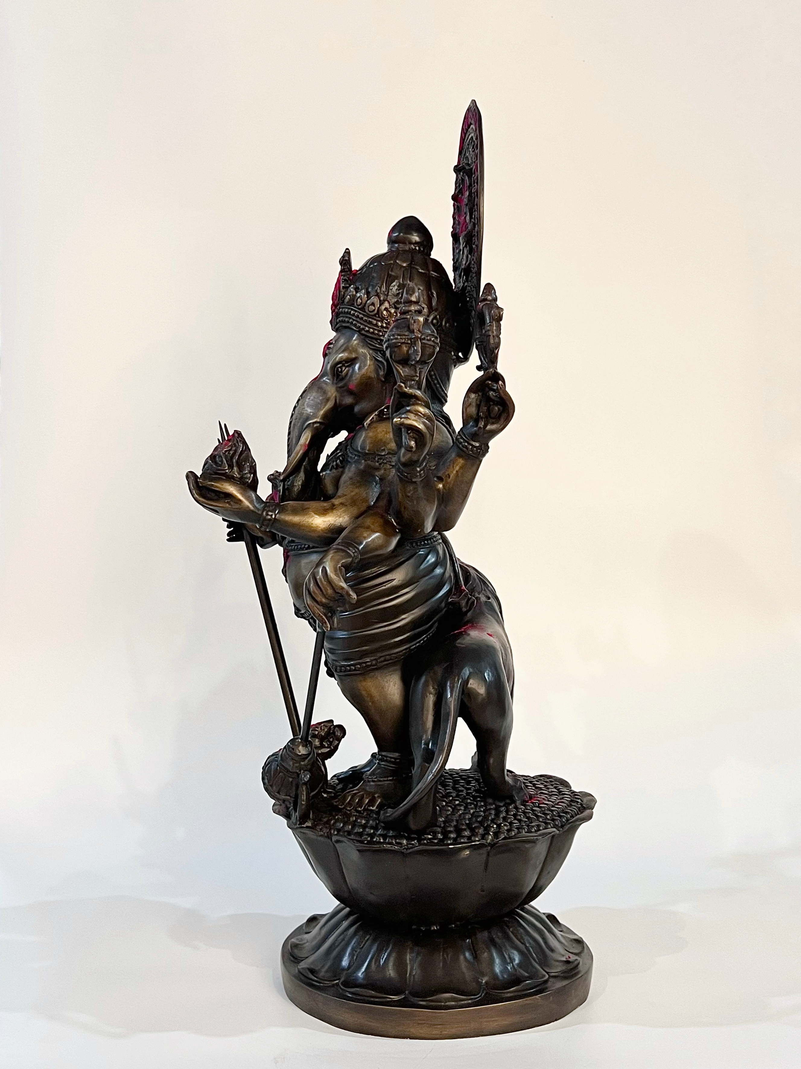 พระพิฆเนศ ปางศรีชูบาดิษติกานาปติ หรือ ปาง 51 ตา (ปางที่ 33) หน้าตัก 9 นิ้ว**