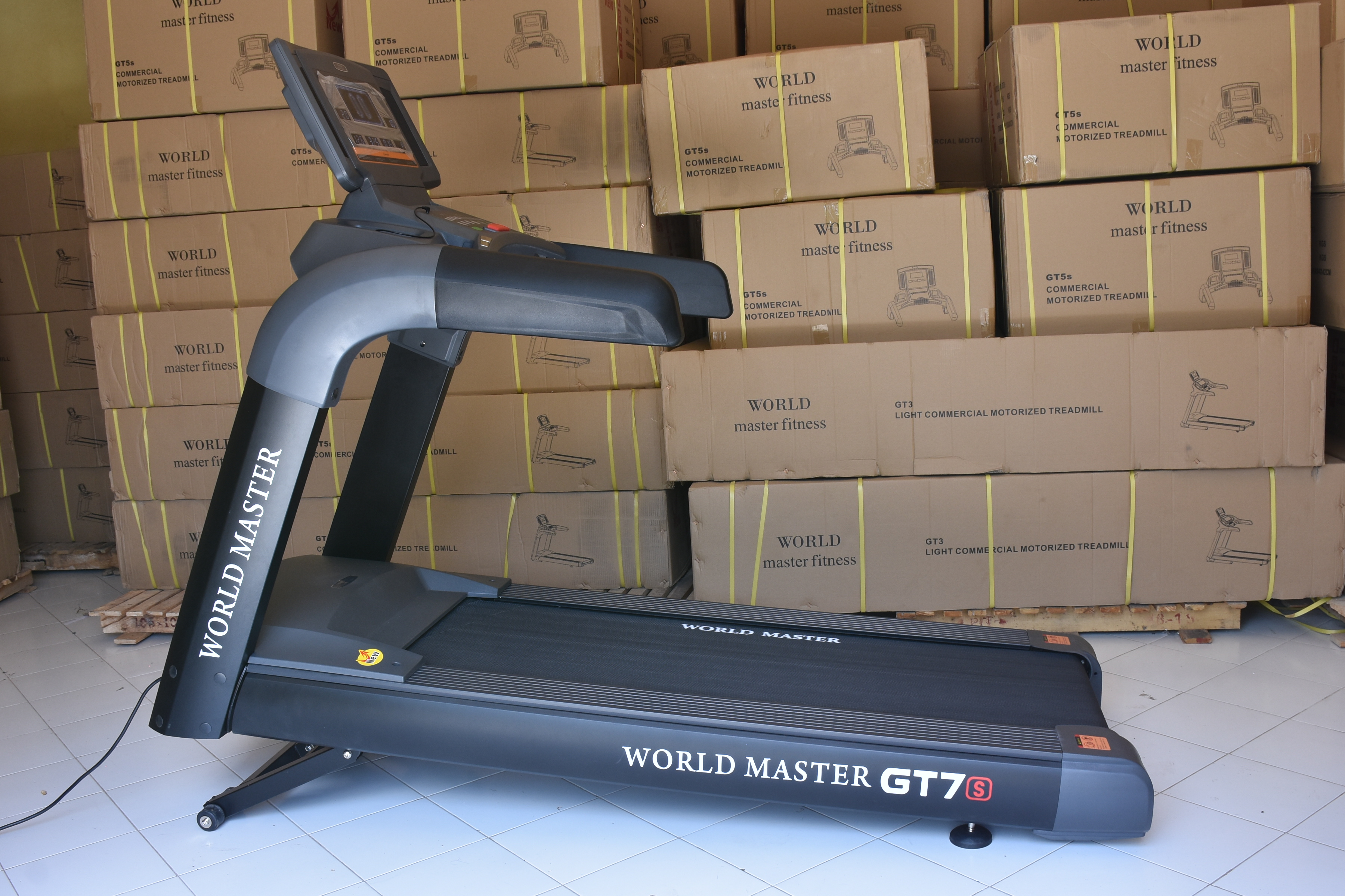 ลู่วิ่งไฟฟ้า World master fitness รุ่นGT7 5.0แรงม้า