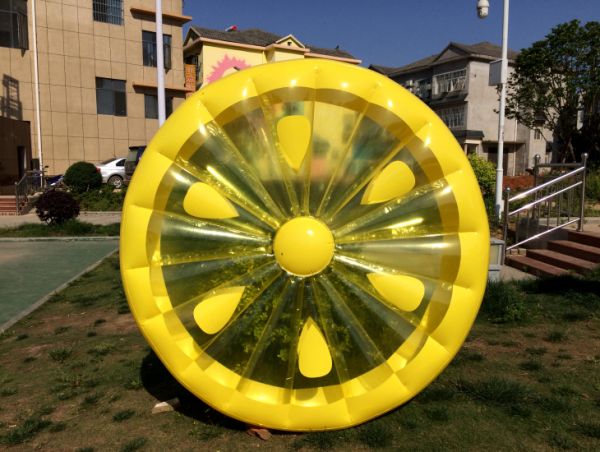 แพยางเลมอน ทรงกลม Inflatable Lemon Round Pool Float