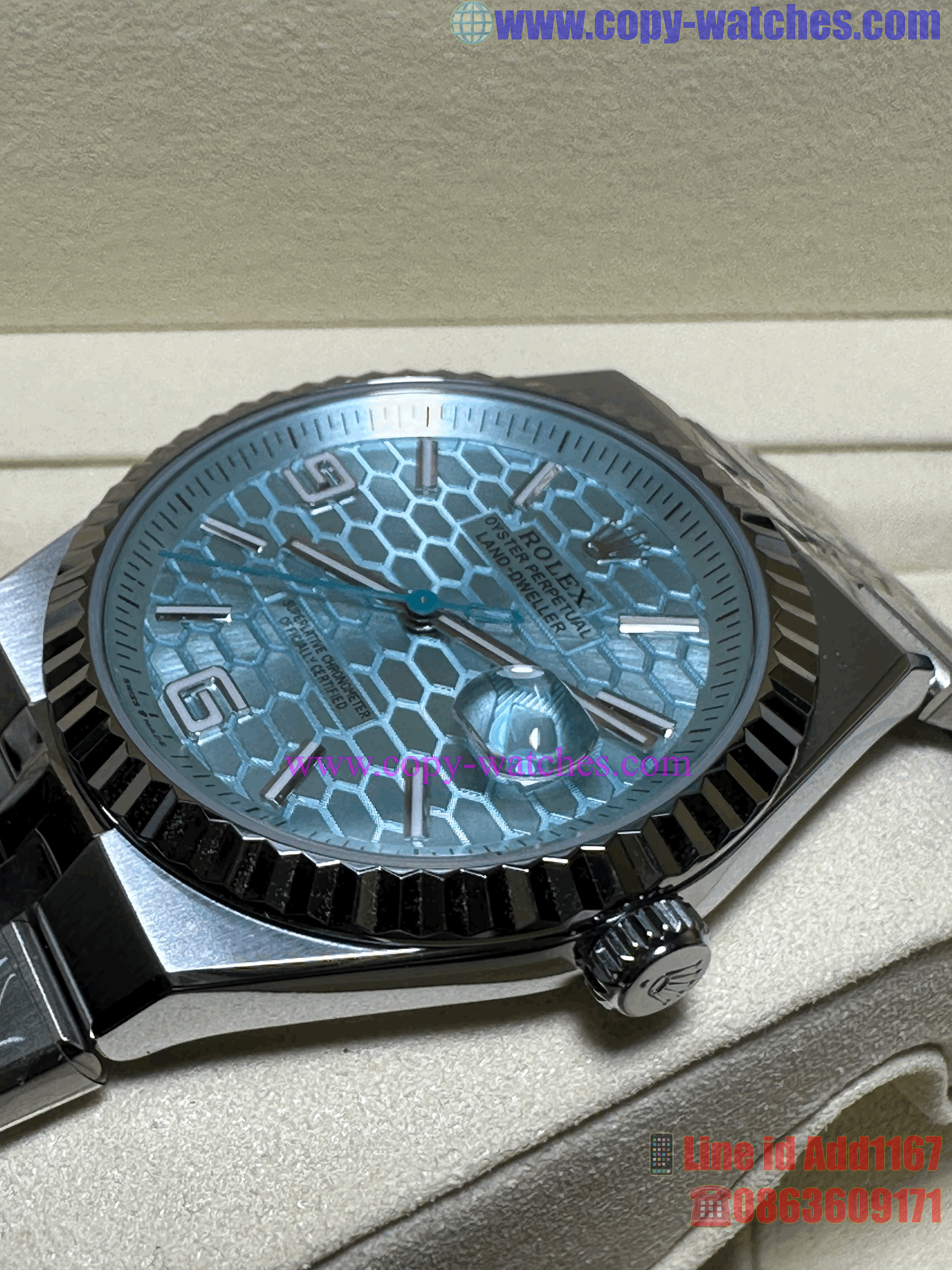 Rolex Land-Dweller ice-blue M127336 (Swiss QF)