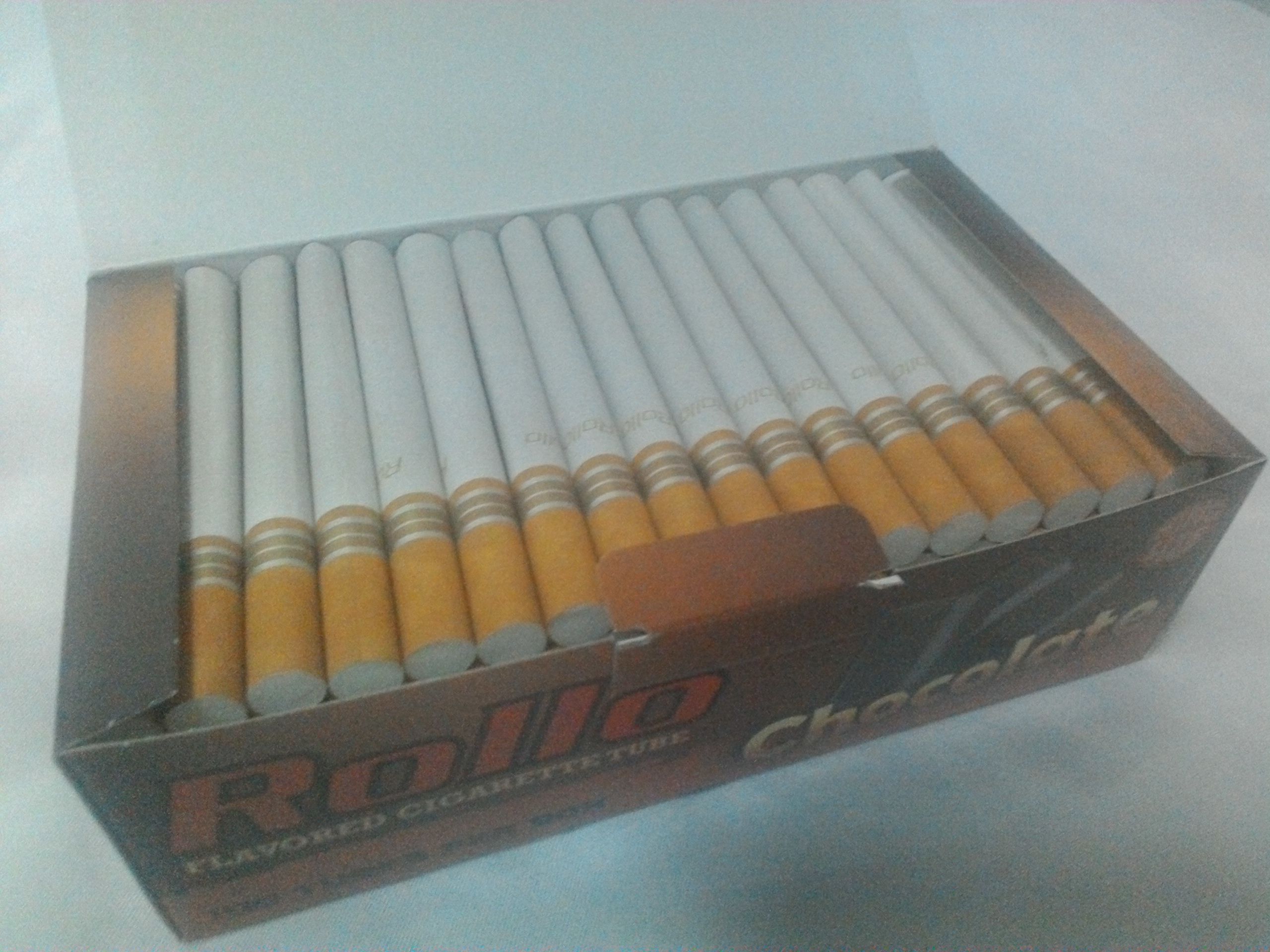 มวนเปล่าrolloกลิ่นช็อคโกแล็ต บรรจุ100มวน