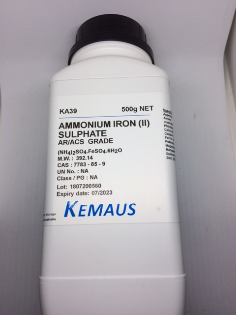 AMMONIUM FERROUS SULPHATE