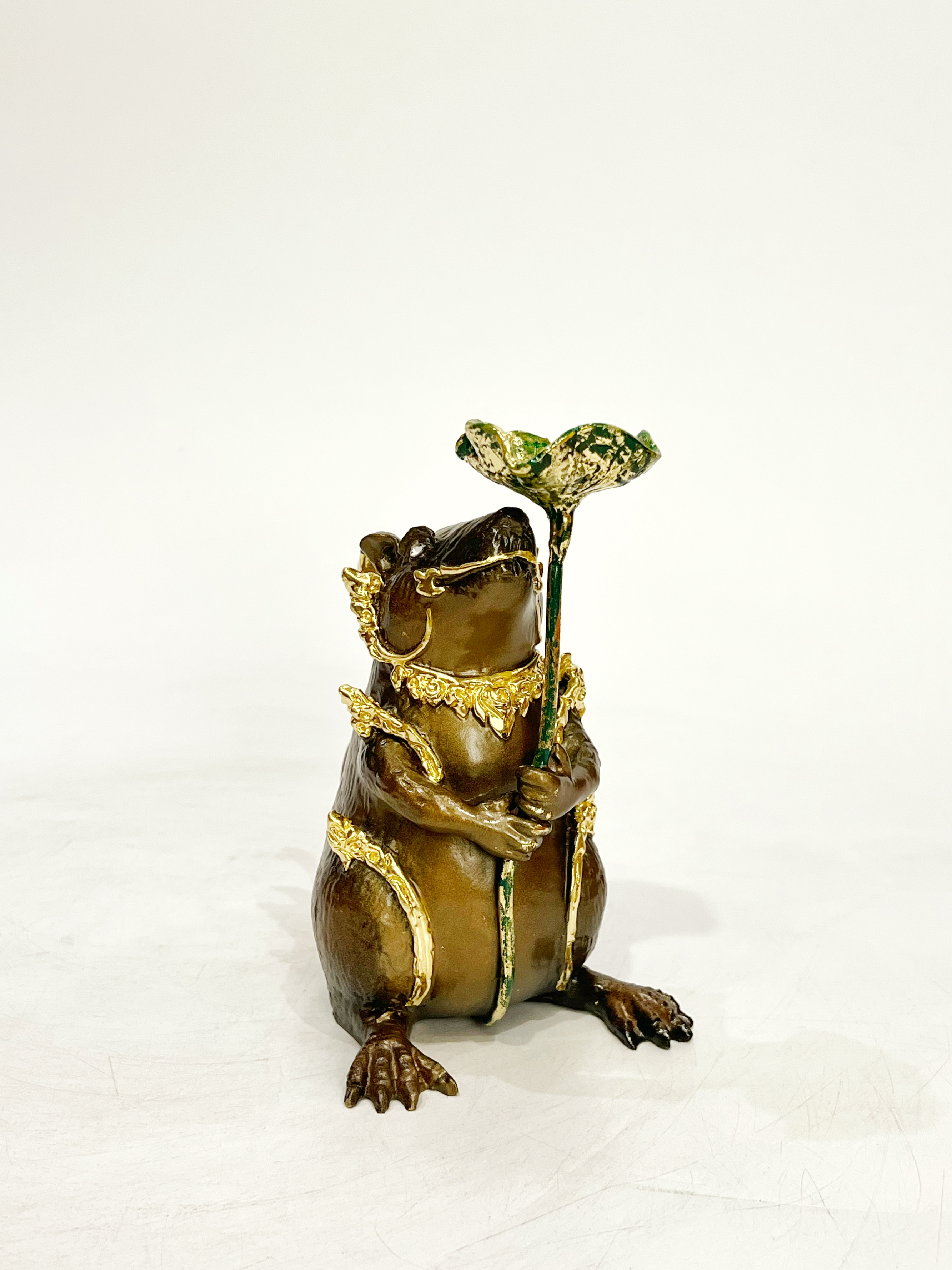 หนูมุสิกะ (ถือใบบัว วางกำยาน)