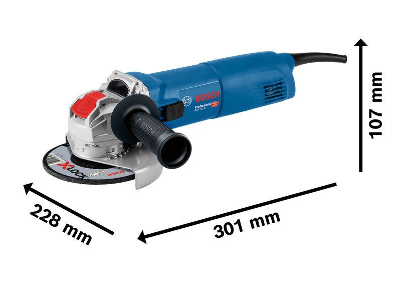 Bosch รุ่น GWX 14-125 เครื่องเจียรไฟฟ้าพร้อมระบบ X-LOCK