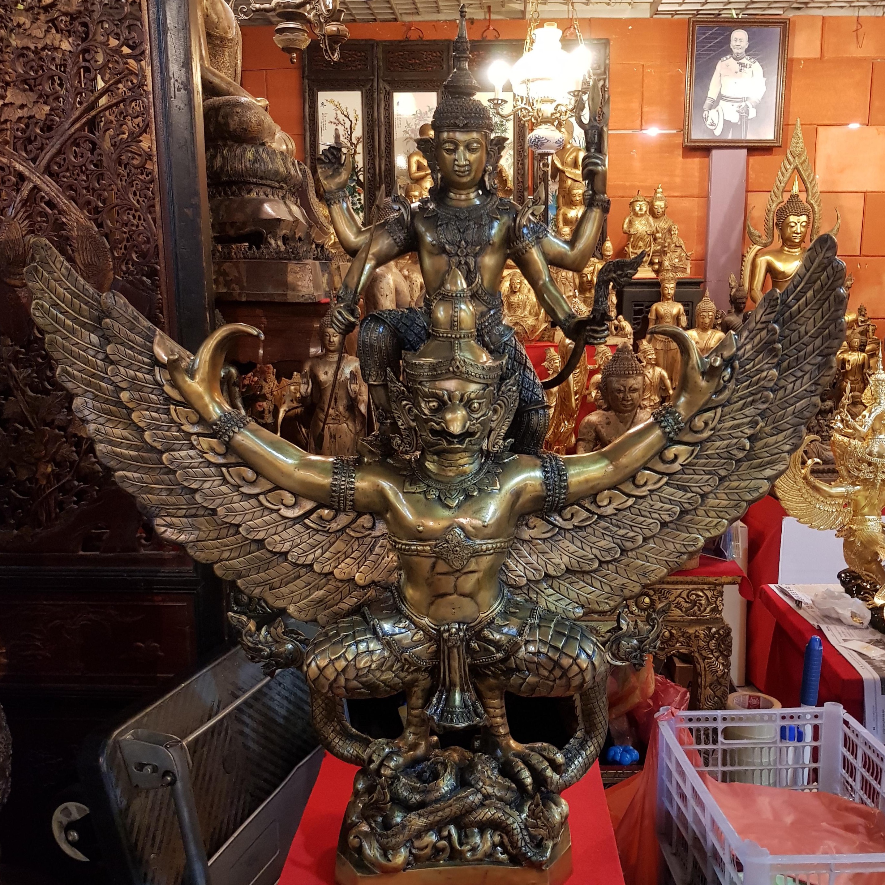 พระนารายณ์ทรงครุฑ (ใหญ่)