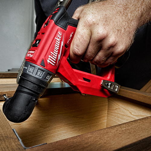 MILWAUKEE รุ่น M12 FDDXKIT-0X ไขควงสว่านไร้สายพร้อมหัวเจาะ 4 แบบ ขนาดไขควงหัวหกเหลี่ยมขนาด ¼ นิ้ว (เครื่องเปล่า)