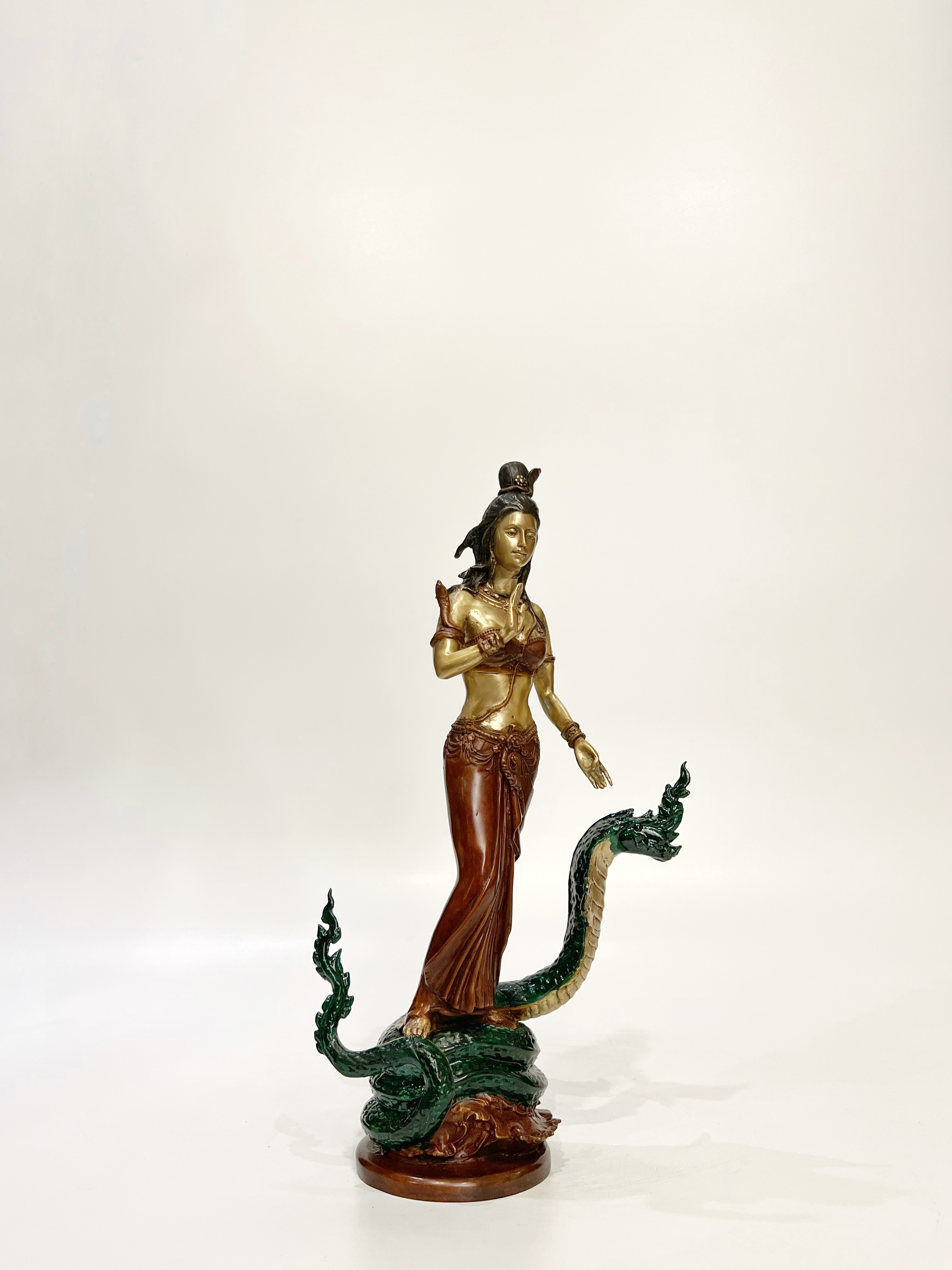 นาคาธิปดีศรีสุทโธ และ นาคีศรีปทุมมา (ขนาดสูง 14 นิ้ว)