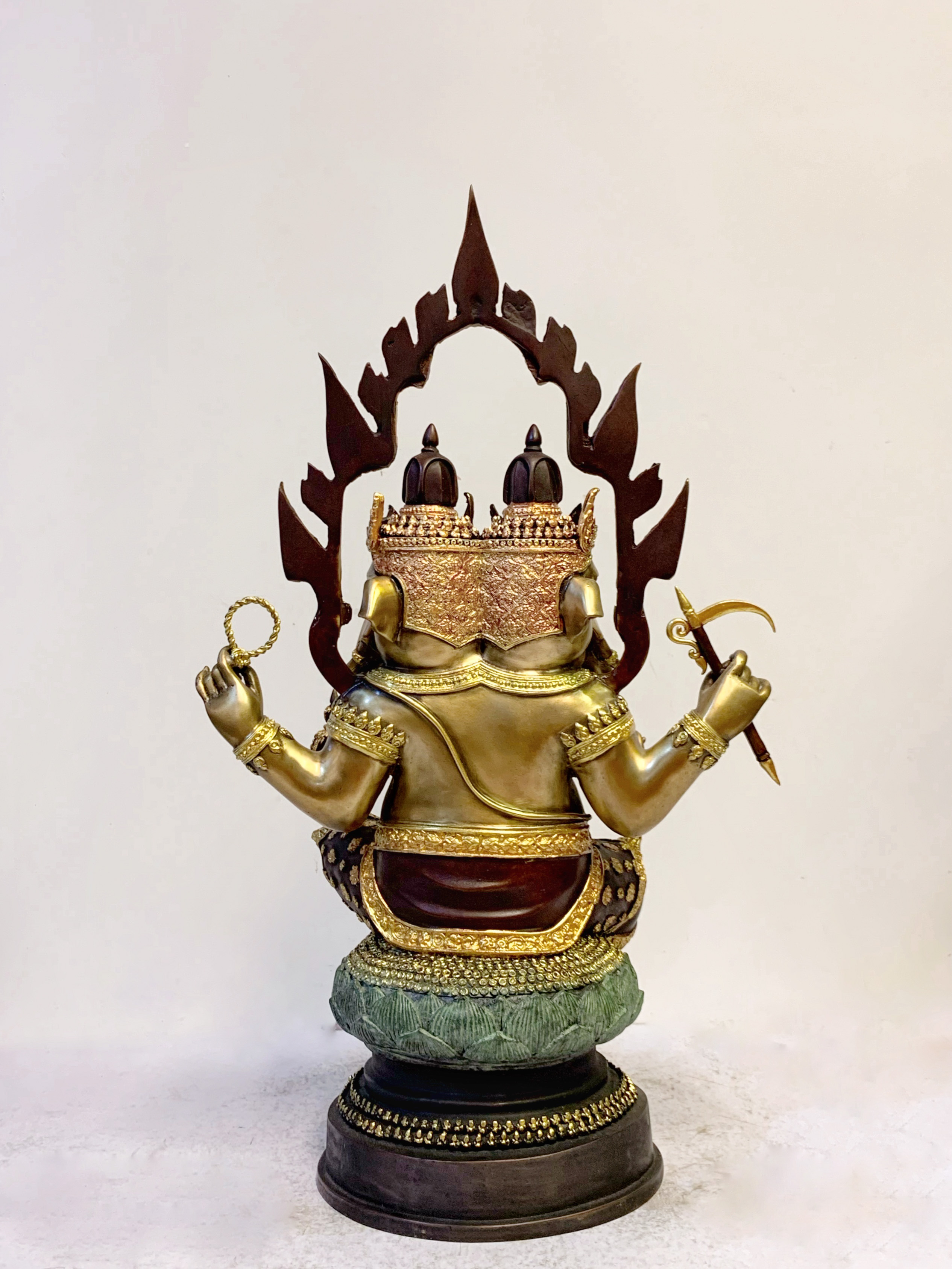 พระพิฆเนศ ปางทวิมุข หน้าตัก 9 นิ้ว