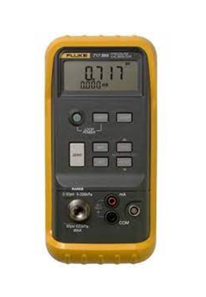 FLUKE 717-15G เครื่องสอบเทียบเครื่องวัดความดันโลหิต ย่านทดสอบค่าความดันโลหิต -620 ถึง +775 mmHg (-12 ถึง +15 PSI)