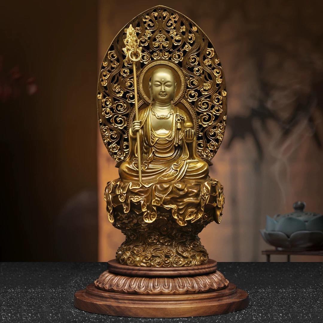 Pre-Order : ตี่จั๊งอ้วง พระกษิติครรภ์โพธิสัตว์ สูง 32 cm