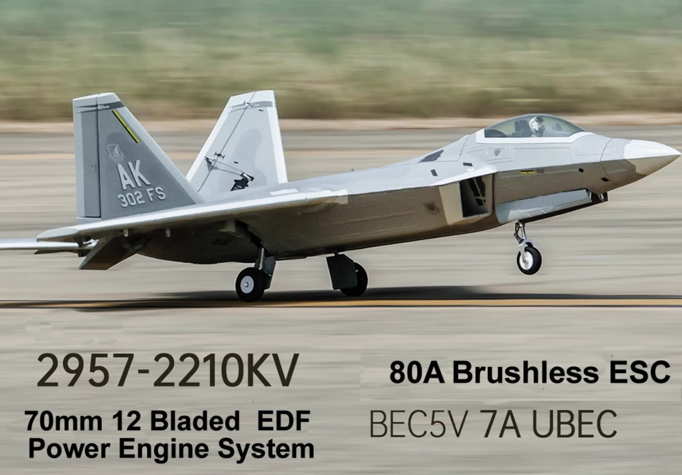 70 F-22 Raptor Freewing